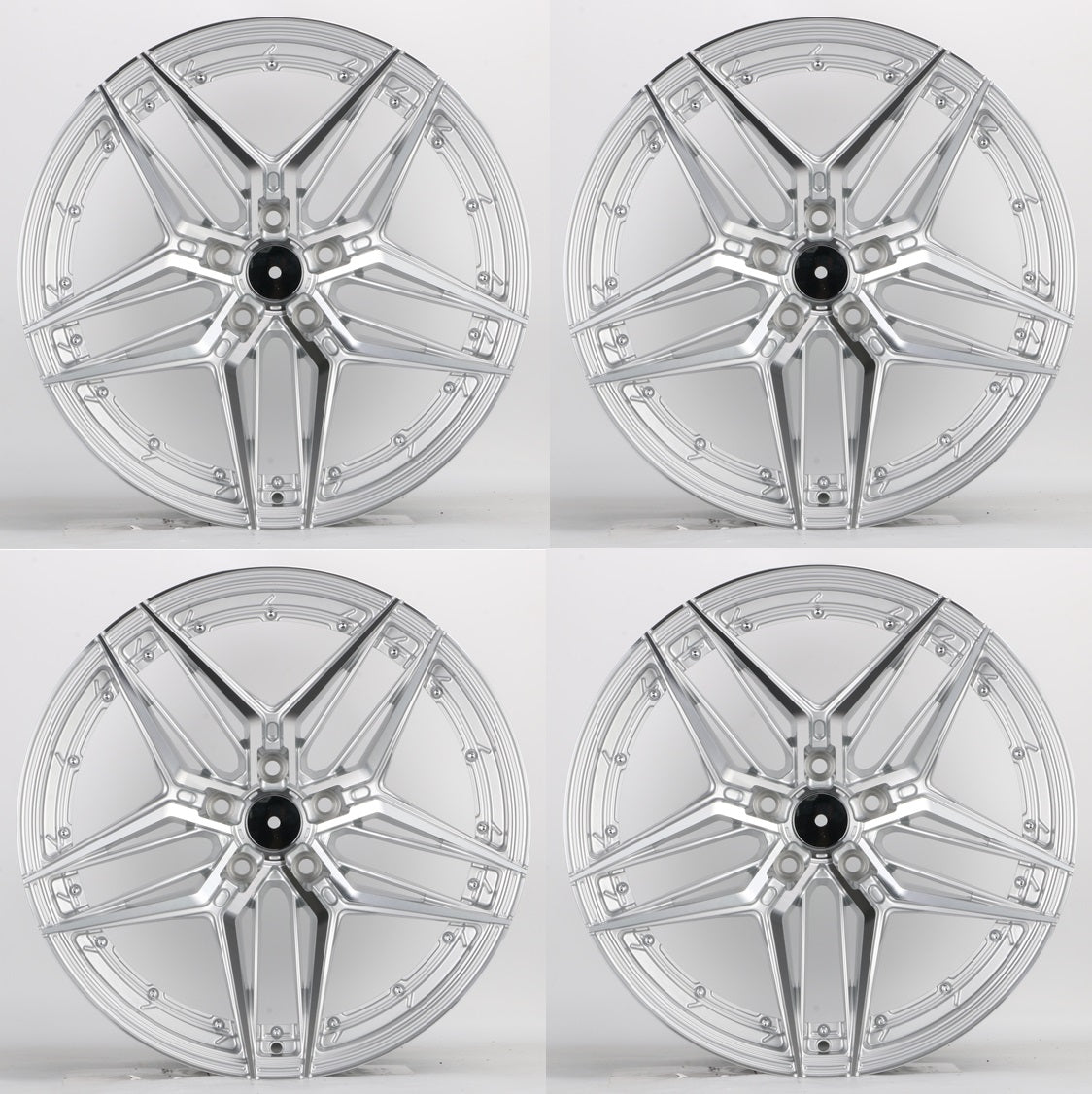 19" W1515 Wheels SILVER Rims for HONDA ACURA TOYOTA LEXUS NISSAN INFINITI TESLA MODEL 3 Y