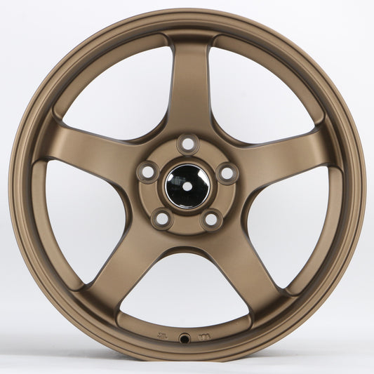 18" BZ1547 BRONZE Wheels Rims for HONDA TOYOTA NISSAN TESLA CIVIC ACCORD JDM TUNER