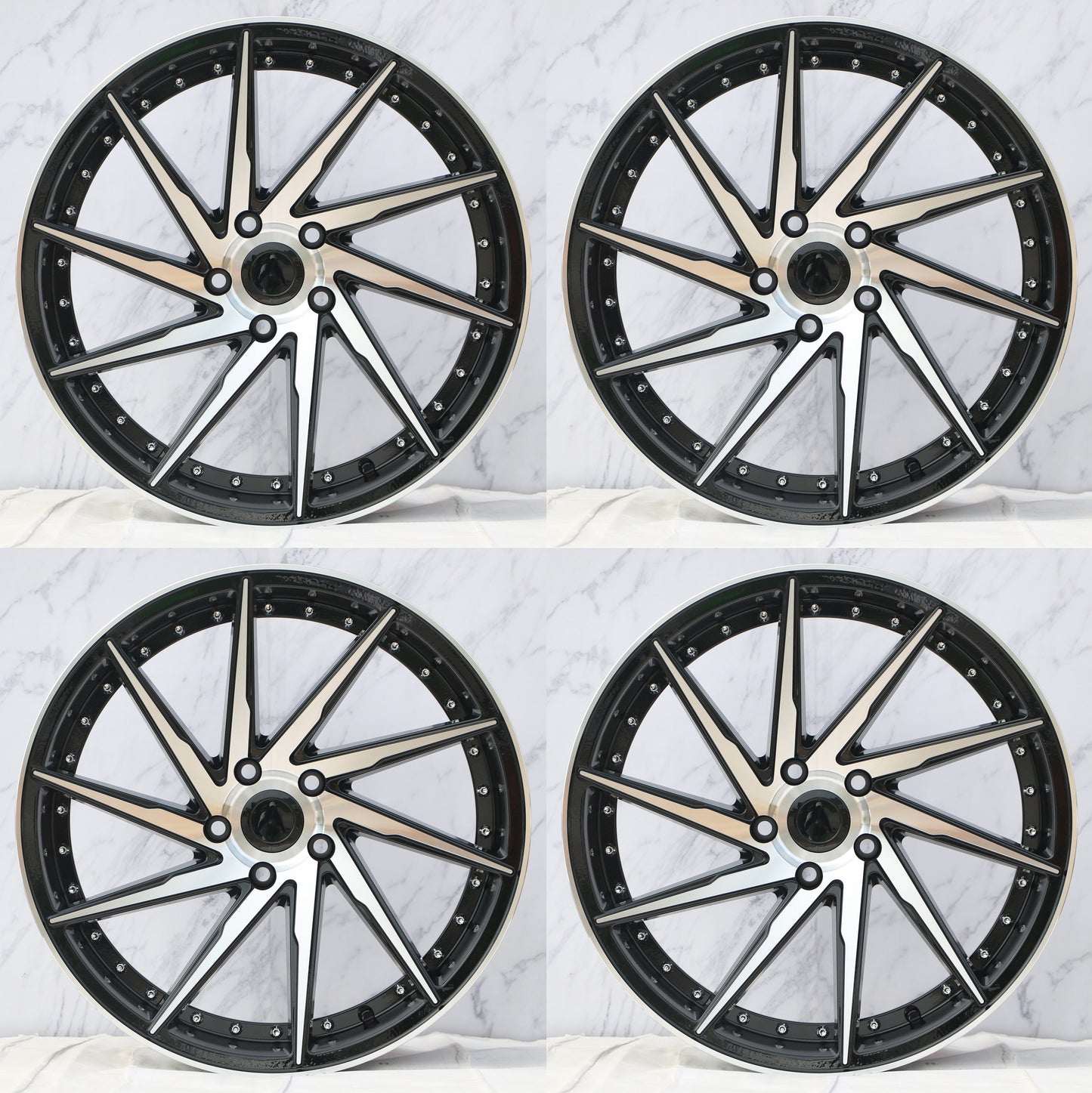 19" W511 Wheels Rims for HONDA ACURA LEXUS TOYOTA NISSAN INFINITI TESLA MODEL 3 + Y 5x114.3 (BMF)