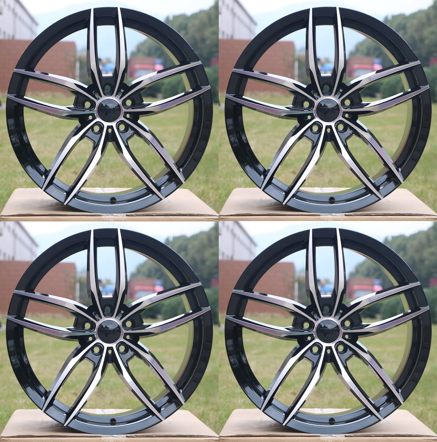 20" W524 Wheels Rims for HONDA ACURA LEXUS TOYOTA NISSAN INFINITI TESLA MODEL 3 + Y 5x114.3 (BMF)