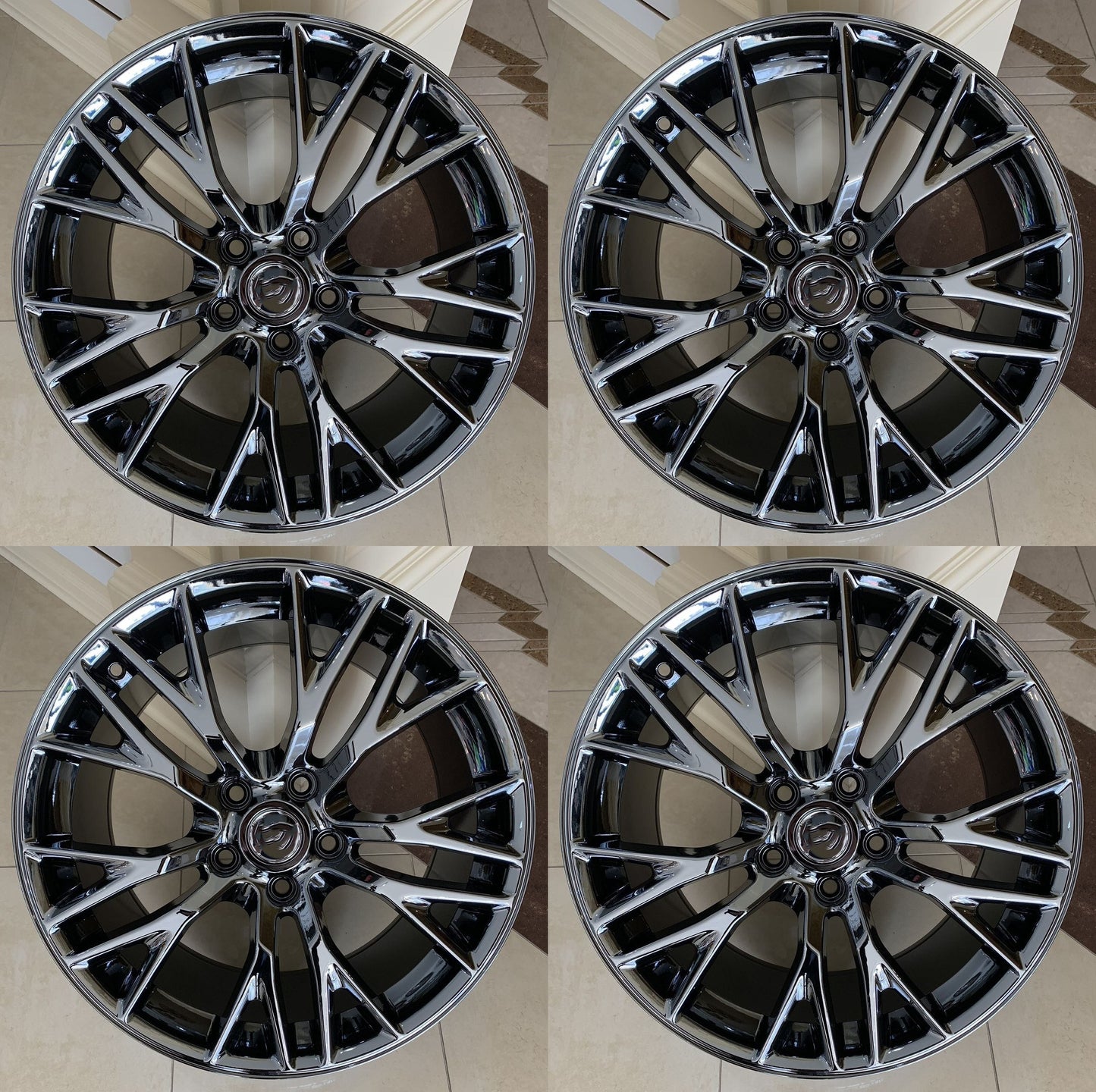 18" / 19" C591-BC Wheels Rims for CHEVY CORVETTE STINGRAY Z06 STYLE CHEVROLET C6 C7 Z51 (2005-2019)