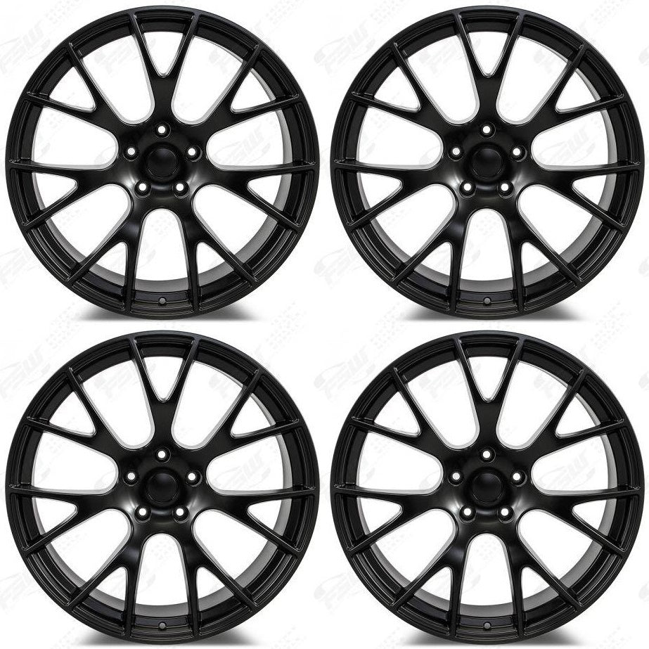 20" SR598-SB Wheels Rims for DODGE CHRYSLER 300 CHALLENGER CHARGER DEMON MAGNUM GT RT SRT SXT