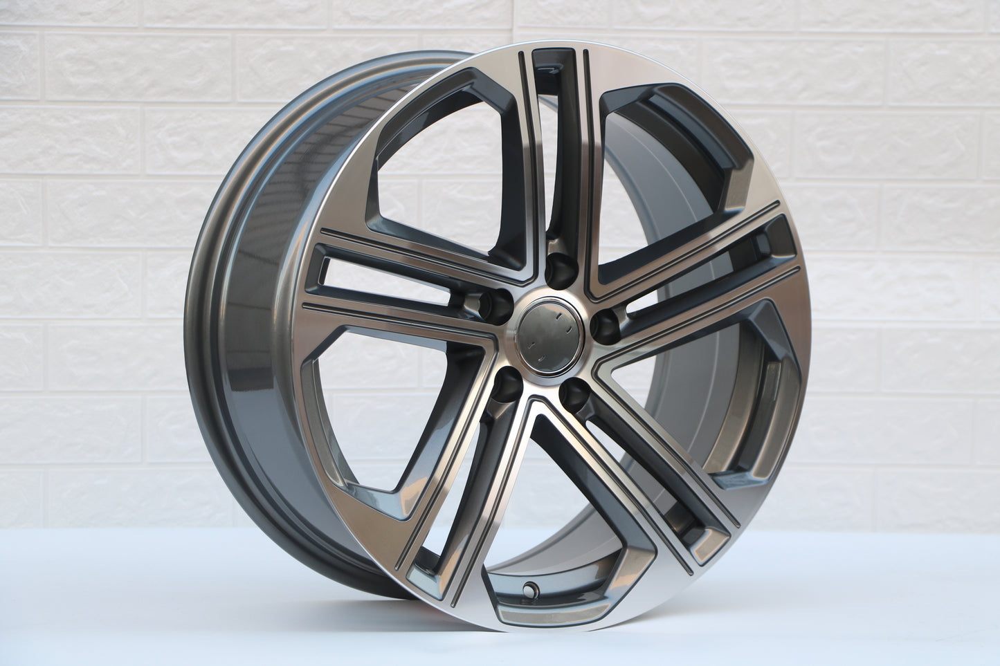 18" Wheels Rims A668 for AUDI VOLKSWAGEN VW BENZ A3 A4 A5 A6 A7 A8 Q3 Q5 RS3 S3 S4 S5 S6 S7 S8 TT (GMF)