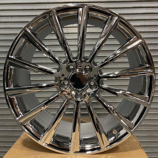 22" CHROME Wheels Rims MB813 for MERCEDES BENZ AMG E300 E350 E400 E550 S500 S550 S560 S580 S600 S650
