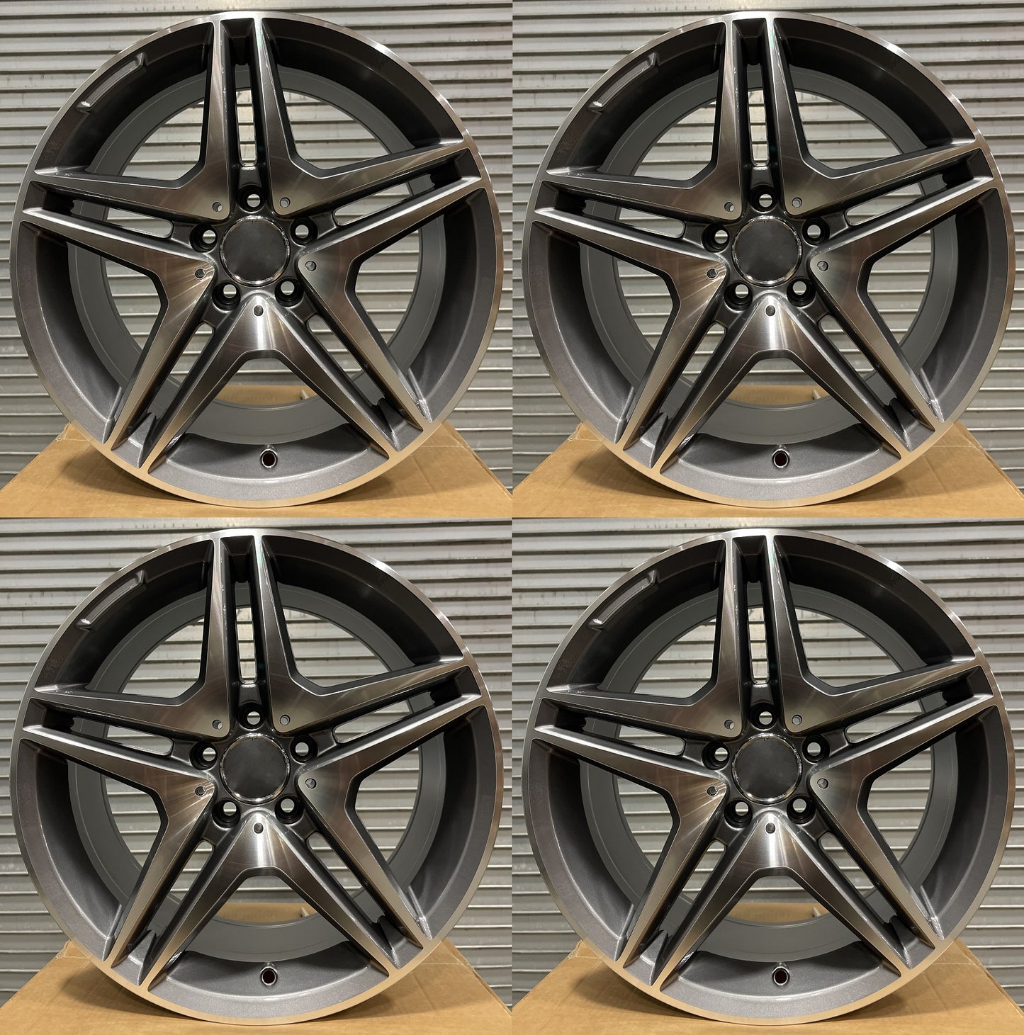 19" Wheels Rims MB828 for MERCEDES BENZ A C E S CL SL GLA GLB GL GLE GLS ML R SLK CLK CLS (GMF)