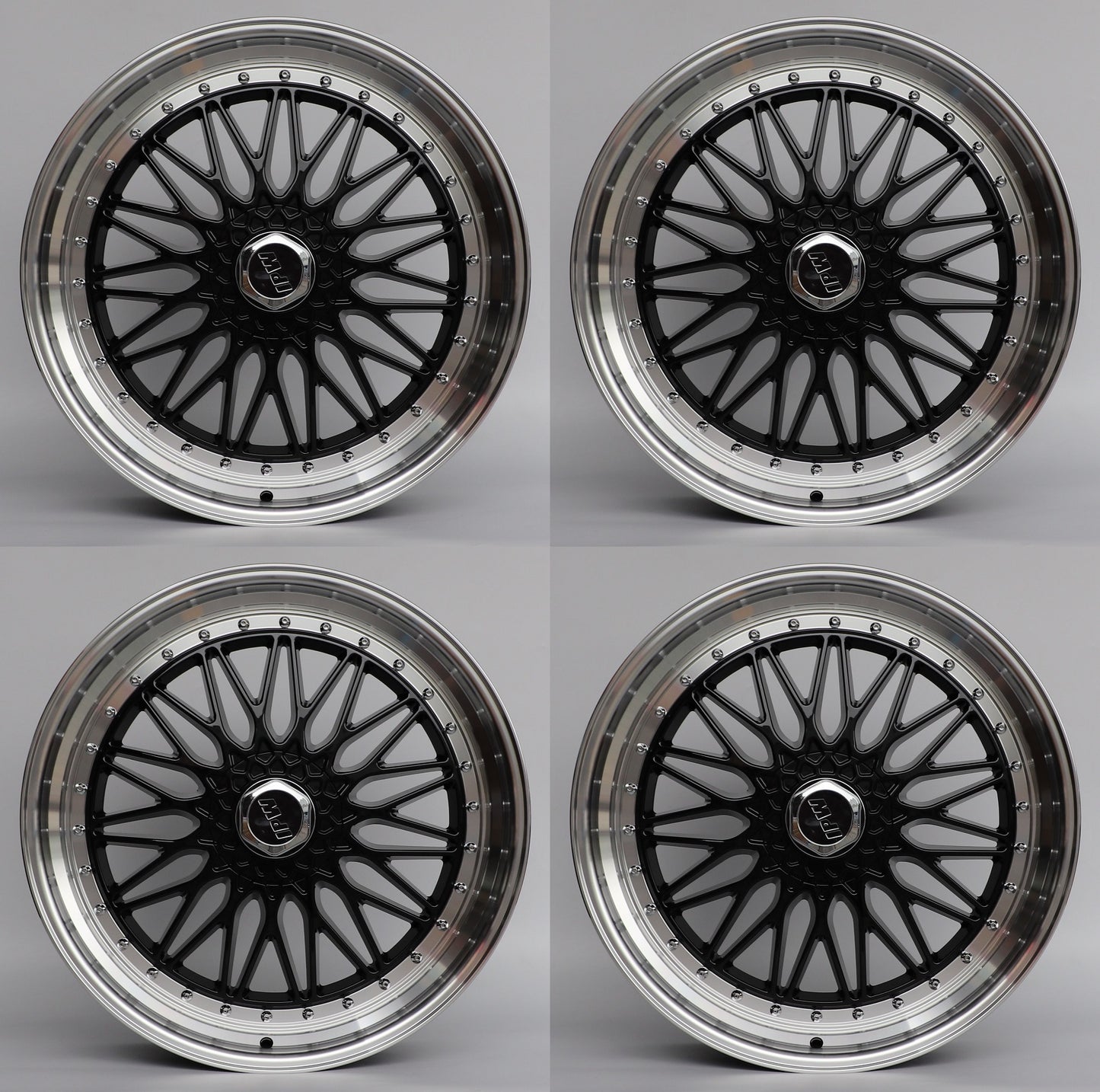 22" Wheels Rims W885-BML for MERCEDES BENZ BMW HONDA ACURA LEXUS TOYOTA NISSAN INFINITI TESLA BBS RS STYLE 5x113 / 5x120