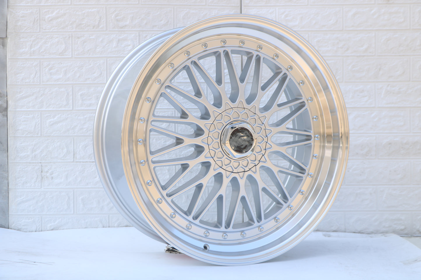 22" Wheels SILVER Rims W885 for MERCEDES BENZ BMW HONDA ACURA LEXUS TOYOTA NISSAN INFINITI TESLA BBS RS STYLE