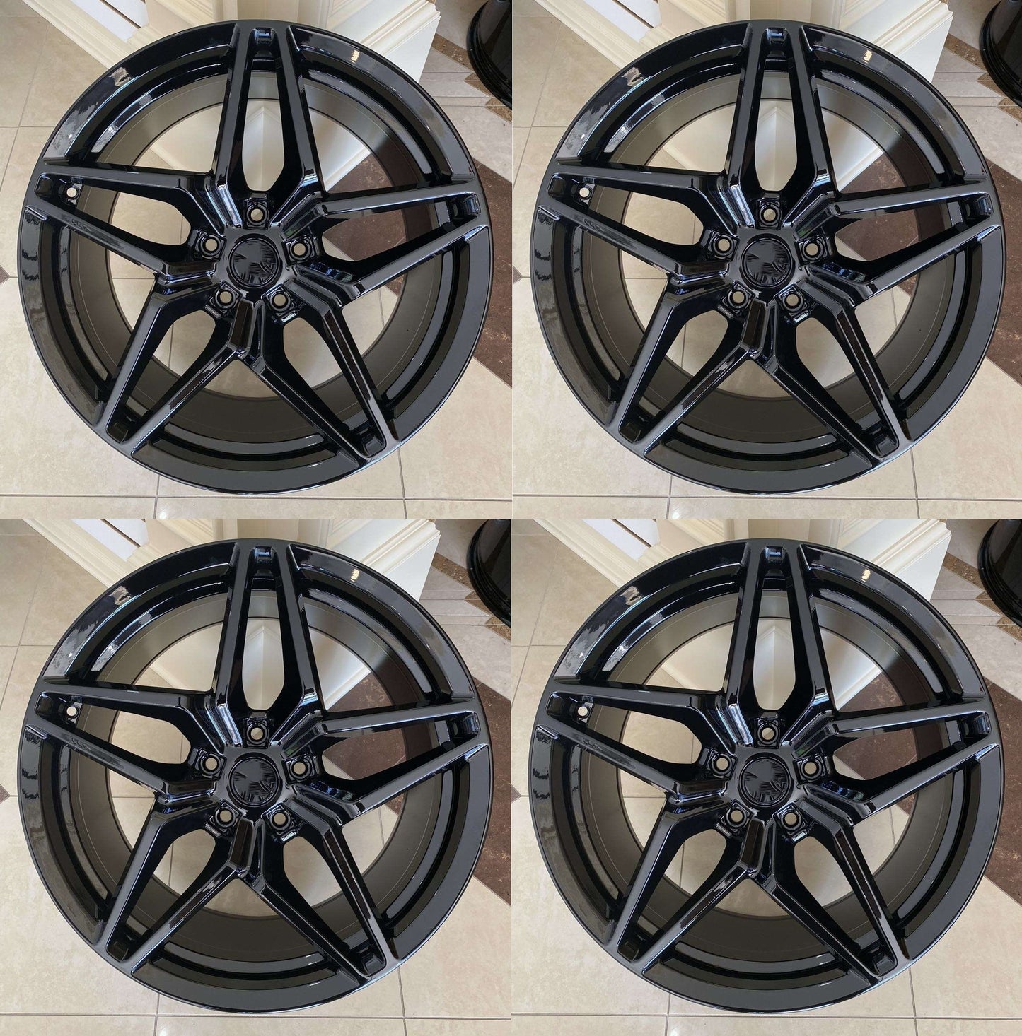 19" / 20" C599-GB Wheels Rims for CHEVY CORVETTE STINGRAY ZR1 STYLE CHEVROLET C6 C7 Z51 (2005-2019)