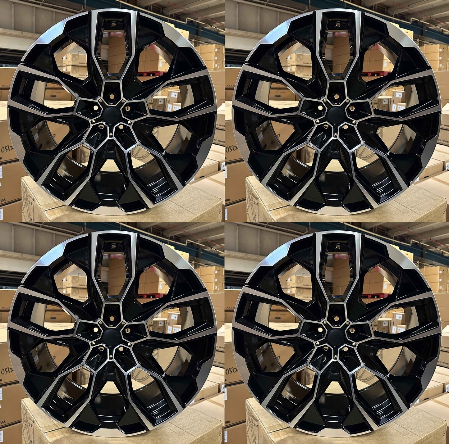 22" B746 Wheels Rims for BMW X1 X2 X3 X3M X5 X5M X6 M SPORT 5x112 / 5x120