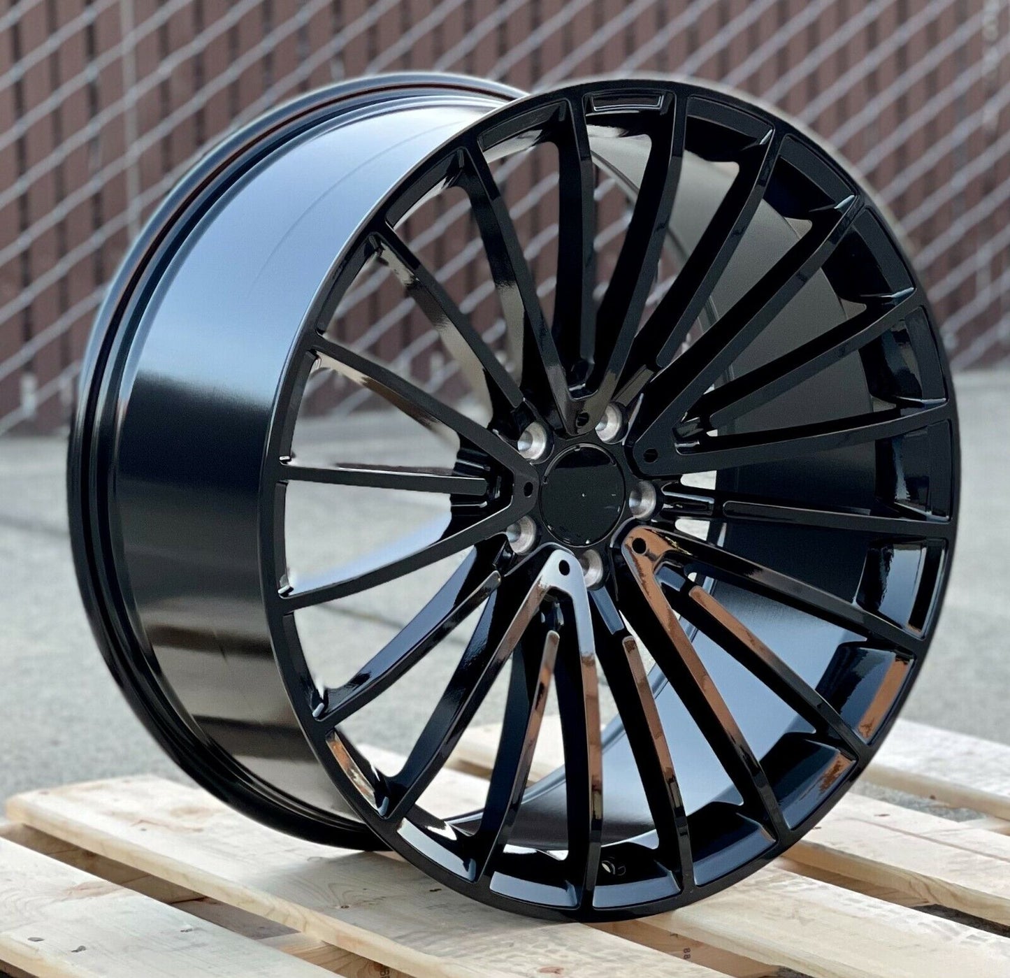 20" Wheels Rims MB812 for MERCEDES BENZ A C E S CL SL GLA GLB GL GLE GLS ML R SLK CLK CLS (Black)