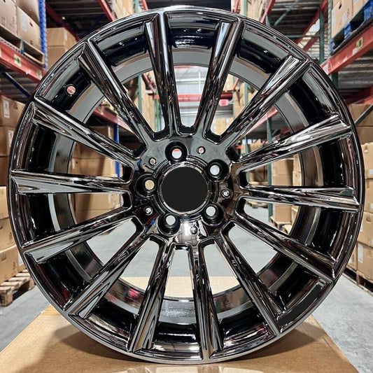 18" BLACK CHROME Wheels Rims MB813 for MERCEDES BENZ A C E S CL CLA CLK SL SLK GLA GLB