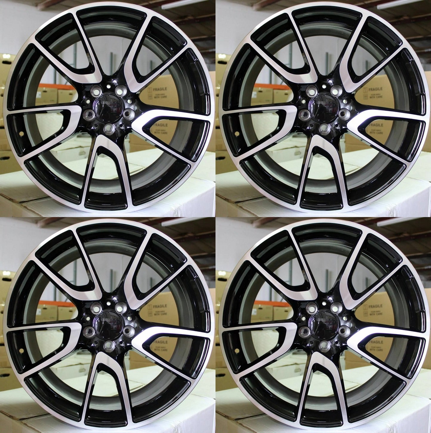 20" Wheels Rims MB839 for MERCEDES BENZ A C E S CL SL GLA GLB GL GLE GLS ML R SLK CLK CLS (BMF)