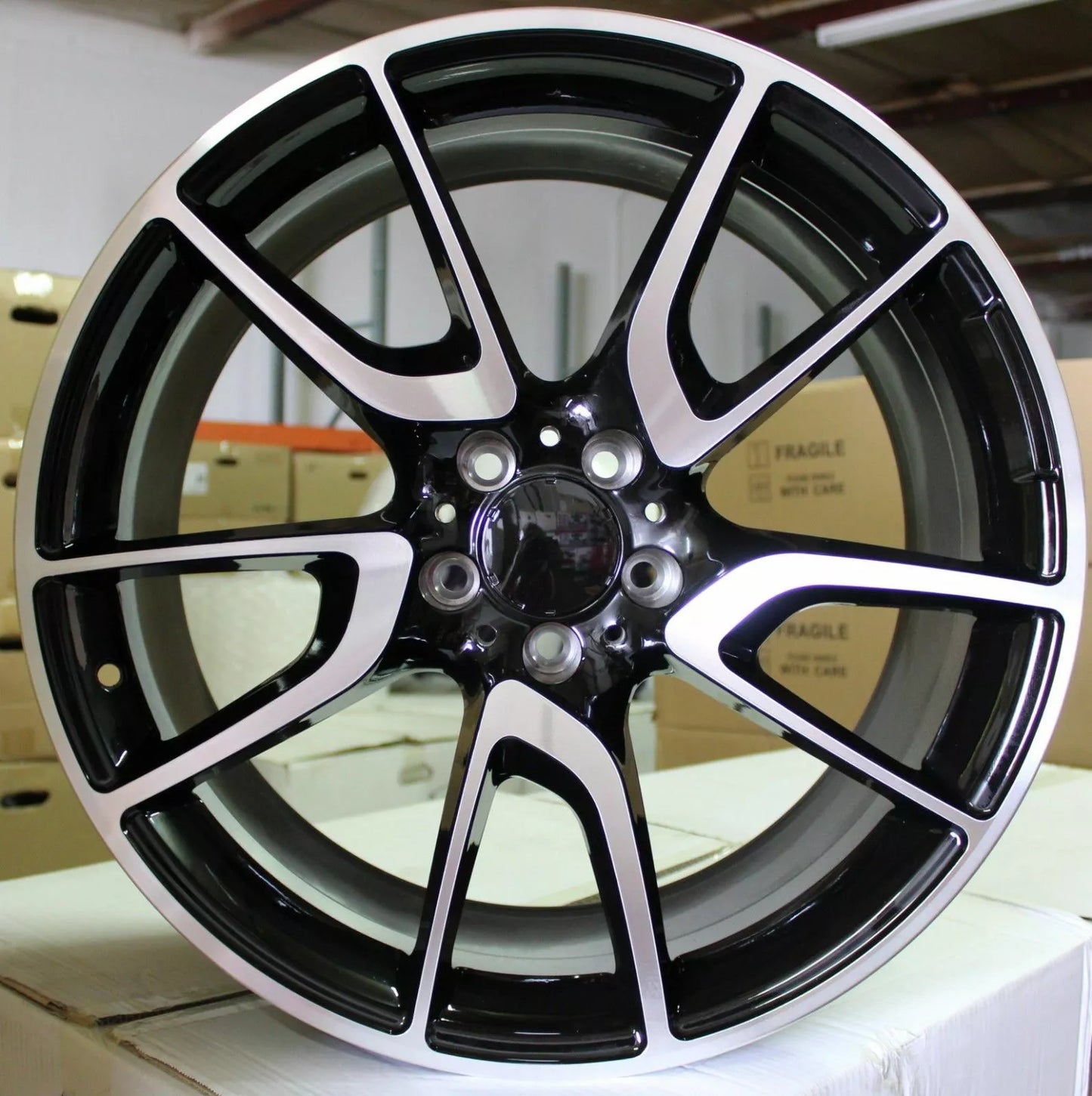 19" Wheels Rims MB839 for MERCEDES BENZ A C E S CL SL GLA GLB GL GLE GLS ML R SLK CLK CLS (BMF)