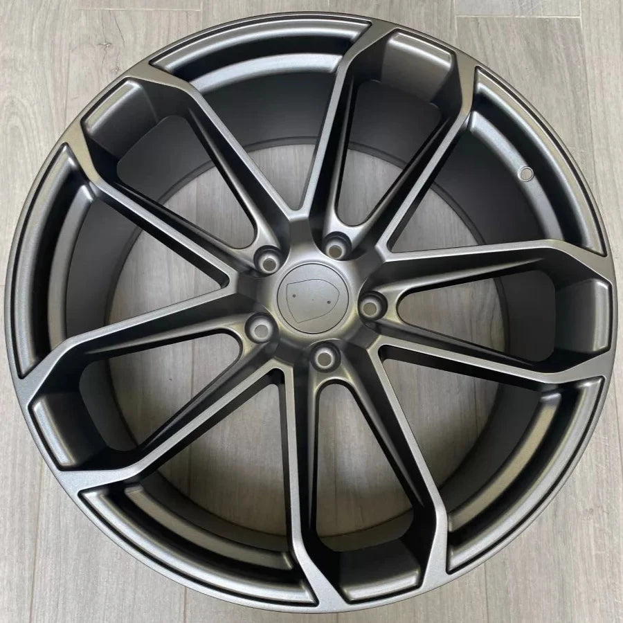 22" Wheels STAGGERED Rims P861 for PORSCHE CAYENNE PANAMERA TAYCAN S 4 4S Turbo GTS 5x130 AUDI VW (SGM)