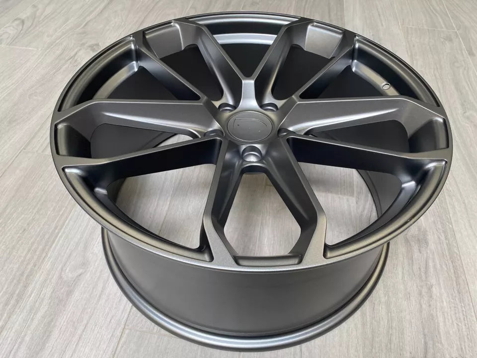 22" Wheels STAGGERED Rims P861 for PORSCHE CAYENNE PANAMERA TAYCAN S 4 4S Turbo GTS 5x130 AUDI VW (SGM)