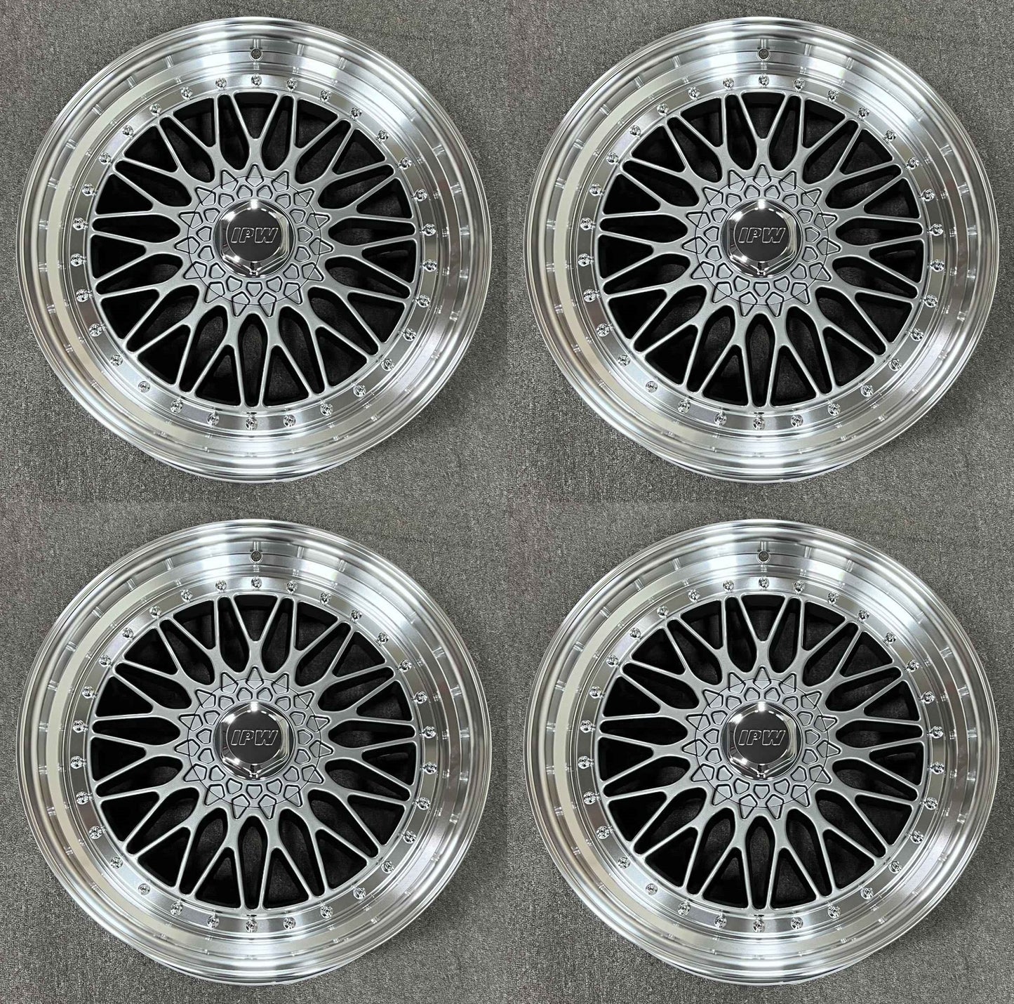 20" Wheels Rims W883-GML for MERCEDES BENZ BMW HONDA ACURA LEXUS TOYOTA NISSAN INFINITI TESLA BBS RS STYLE 5x113 / 5x120