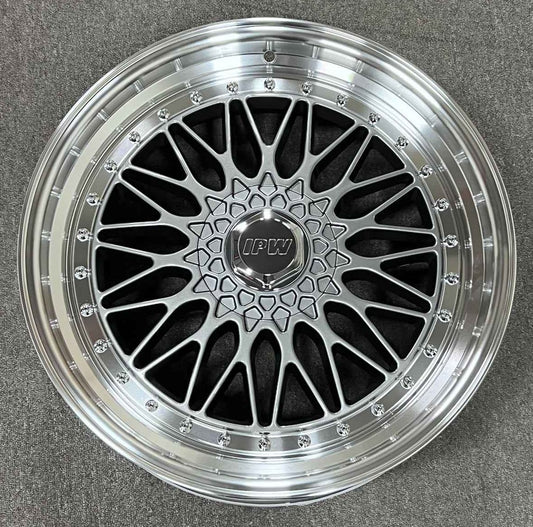 20" Wheels Rims W883-GML for MERCEDES BENZ BMW HONDA ACURA LEXUS TOYOTA NISSAN INFINITI TESLA BBS RS STYLE 5x113 / 5x120